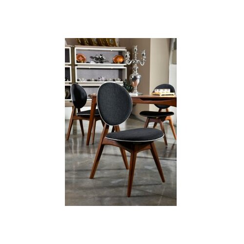 Woody Fashion trpezarijski sto i stolice Touch Wooden Anthracite Slike