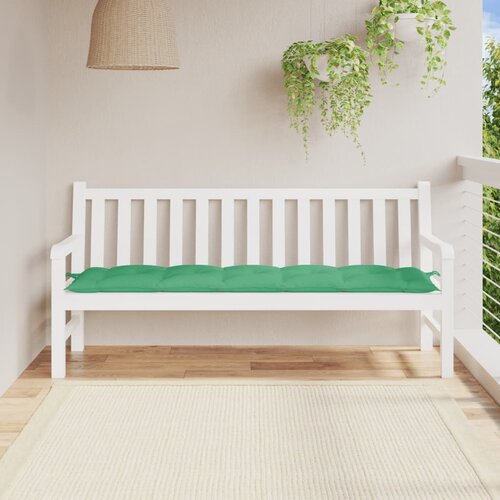 VidaXL Jastuk za vrtnu klupu zeleni 180 x 50 x 7 cm od tkanine Oxford Slike
