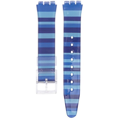 INF PVC Nadomestni pašček za uro Swatch Blue 19 mm, (22131629) Cene