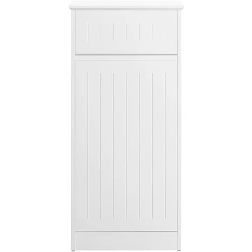 SoBuy kopalniška omarica s košem za perilo v beli barvi v skandinavskem slogu, (21123445)