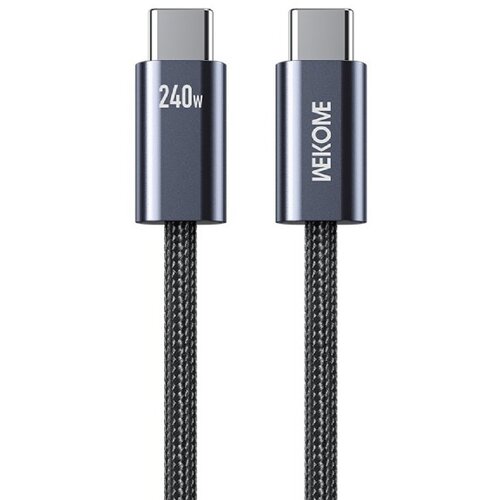 Kabl 3.1 USB tip C M/M 1m za Superbrzo punjenje 240W/480Mbps, crni WDC-23 Slike