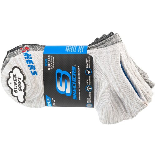 Skechers Športne nogavice 6pk Boys No Terry Socks Siva Cene