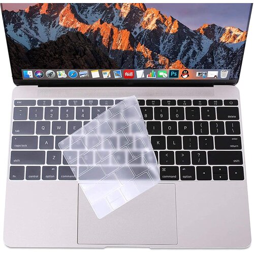 INF Ovitek za tipkovnico za MacBook Pro 13"/Retina 12" Silicone Transparent, (21275335) Cene
