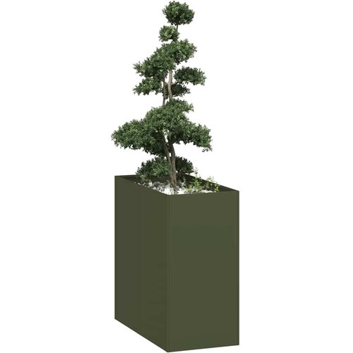 VidaXL Sadilnik olivno zelena 40x80x80 cm Jeklo Slike