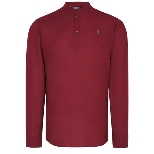 Dewberry G783 JUDGE COLLAR MEN'S SHIRT-BURGUNDY