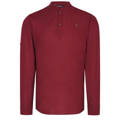 Dewberry G783 JUDGE COLLAR MEN&amp;#039;S SHIRT-BURGUNDY Slike