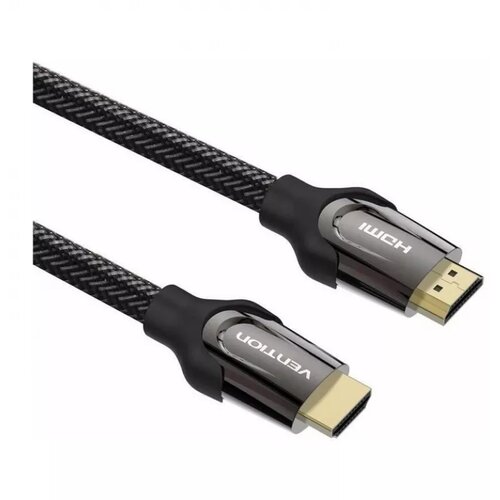 Vention hdmi 2.0 4K kabl 10m metalno kuciste, pozlacen konektor, platnom presvucen kabl crni Cene