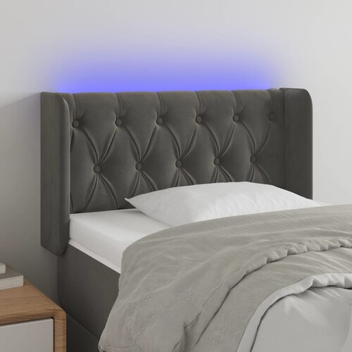  LED uzglavlje tamnosivo 83x16x78/88 cm bar&scaron;unasto Cijene