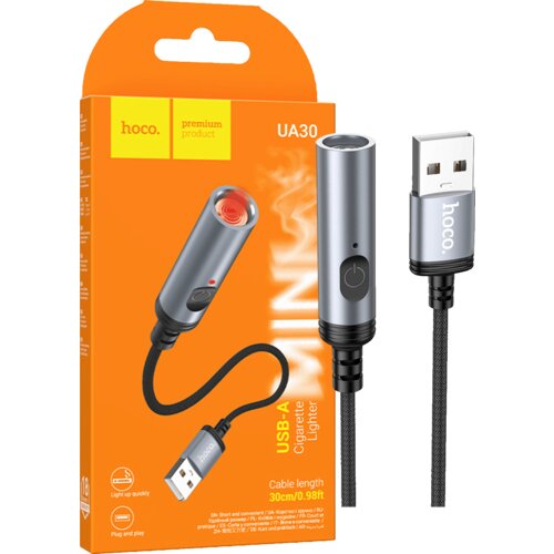 Hoco. Upaljač sa USB kablom UA30 Slike
