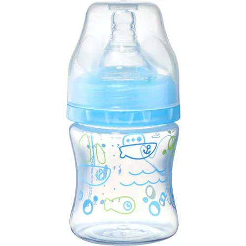 BabyOno Baby Bottle steklenička za dojenčke proti kolikam 0m+ Mint 120 ml