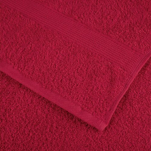  Ručnici za saunu SOLUND 2 kom bordo 80 x 200 cm 600 gsm Slike