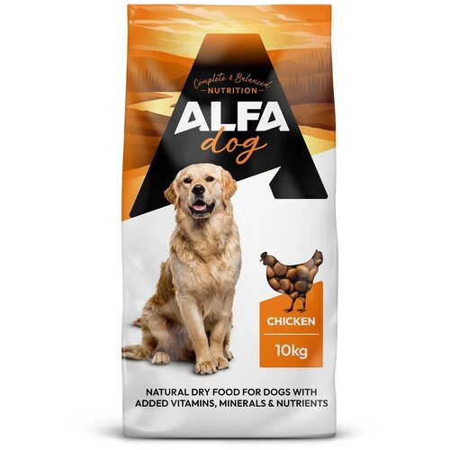 Alpha Suva hrana za pse Piletina, 10kg Cene