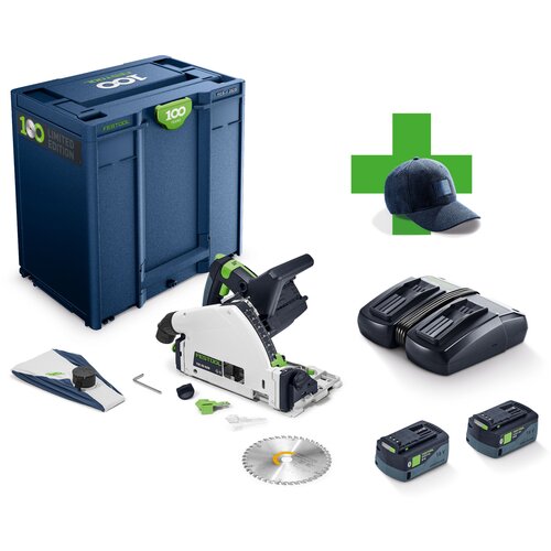 Festool akumulatorska potopna žaga TSC 2 55 KEBI-Plus/ XL100Y Limited Edition, x vklj. 5 Ah akumulatorska baterija in po Cene