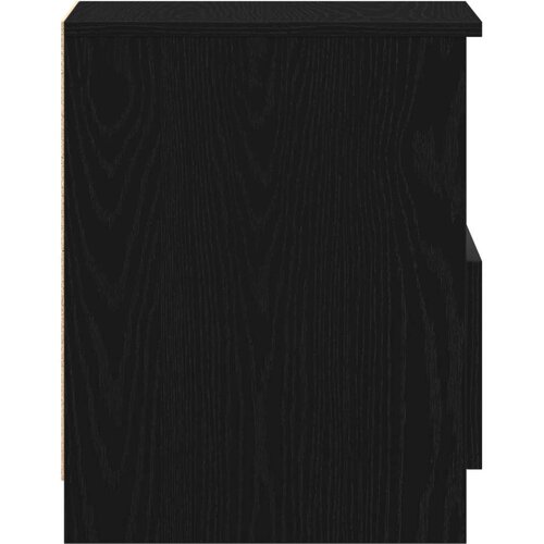 VidaXL Noćni ormarić Set od 2 Crni hrast Drvo 40x40x50 cm Noćni stolić Slike
