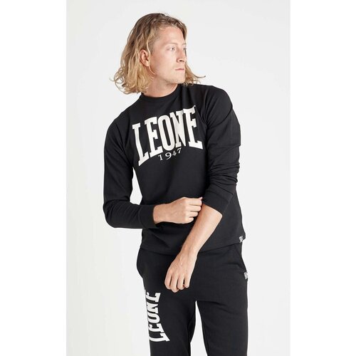 Leone 1947 Majice z dolgimi rokavi Man Tshirt L/S Črna Cene