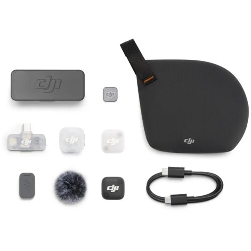 Dji Mic Mini 2 1 oddajnik + 1 mobilni + sprejemnik polnilna postaja Slike