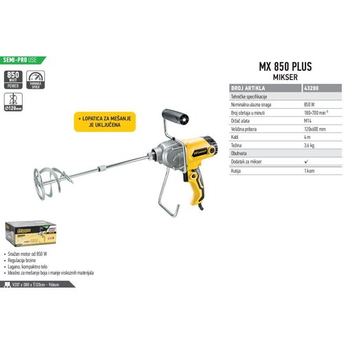 FF_Group FF EA MIKSER ELEKTR MX 850 PLUS Cene