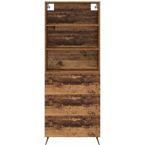  Highboard Staro drvo 69,5 x 34 x 180 cm Konstruirano drvo Slike