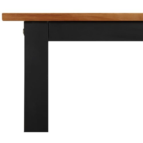  Vrtni stol s U-nogama 180 x 90 x 75 cm od masivnog drva bagrema Slike