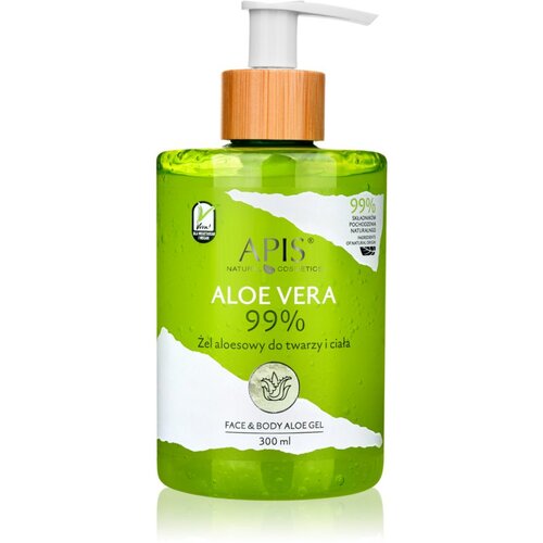 Apis Natural Cosmetics Aloe Vera intenzivni vlažilni gel za obraz, telo in lase 300 ml Slike