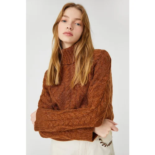 Koton Women's Camel Hair Sweater