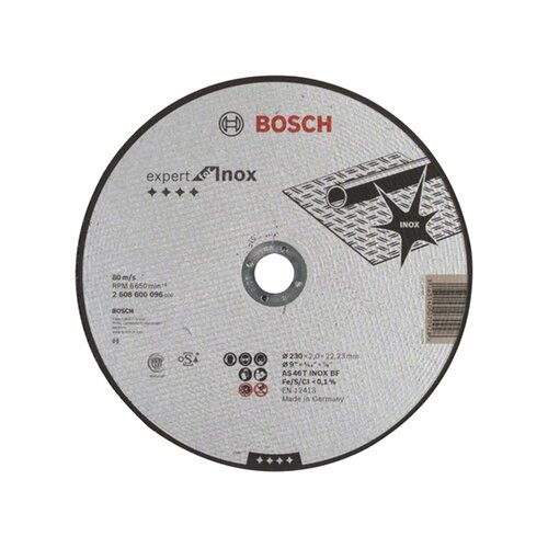 Bosch rezna ploča ravna expert for inox as 46 t inox bf, 230 mm, 2,0 mm - 2608600096 Cene