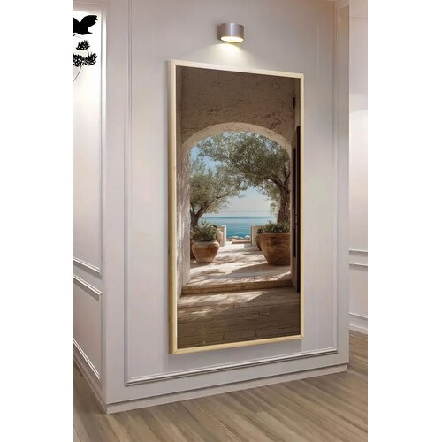 Wallity Dekorativna uramljena slika, 70x33cm, &amp;Scaron;arena Slike