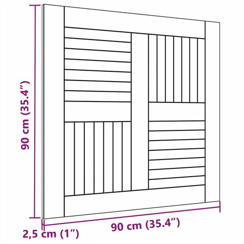 Stolna ploča od masivne tikovine četvrtasta 90 x 90 x 2,5 cm Slike