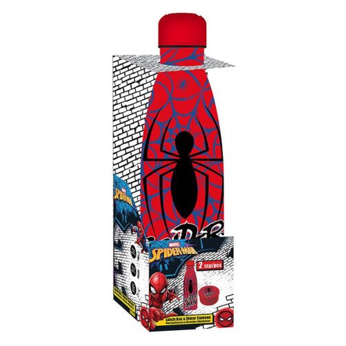 DIAKAKIS Kutija za užinu + inox boca set SPIDERMAN 508792 Cene