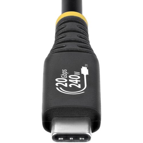 StarTech.com CC2M20GUSB4TP USB kabel USB4 Gen 2x2 2 m USB C Crno Slike