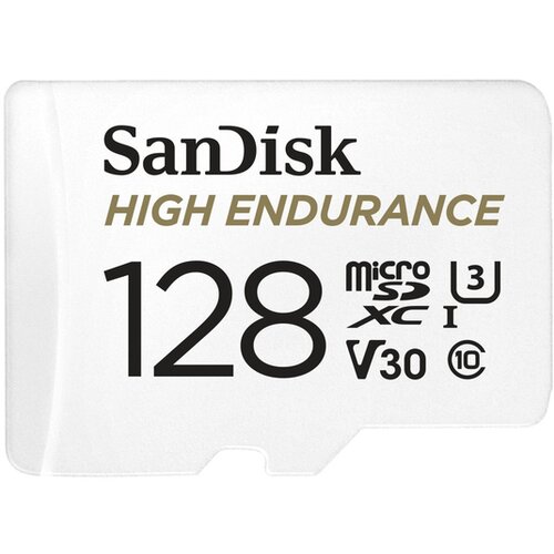 Sandisk HIGH ENDURANCE microSDXC 128GB UHS-I U3 C10 V30 adapter (SDSQQNR-128G-GN6IA) Cene