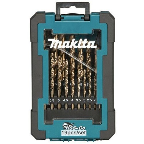 Makita 19-delni set HSS-Co svedrov za kovino D-67561 Slike