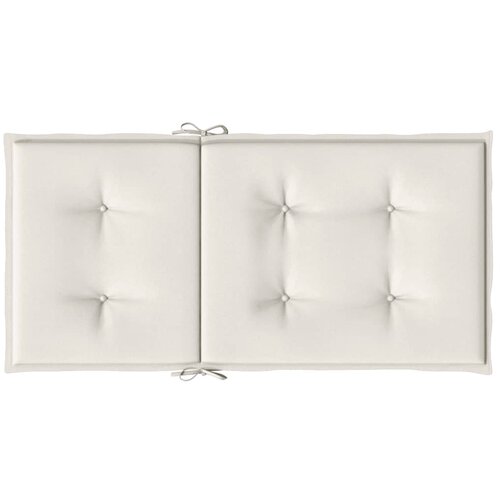  Jastuci za stolice 6 kom pro&amp;scaron;arano krem100x50x4 cm tkanina Slike