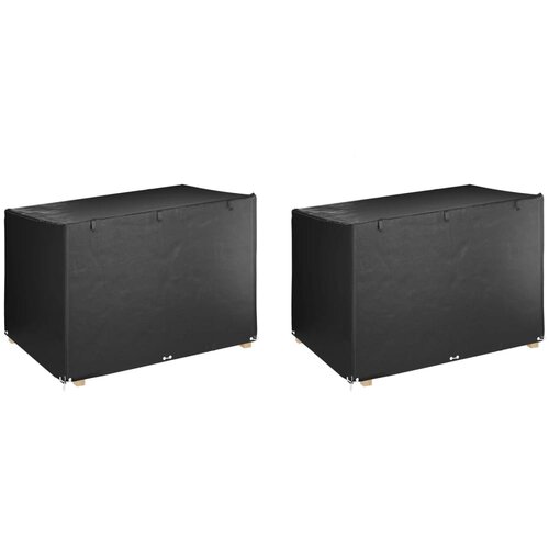 VidaXL Prevleka za gugalno klop 2 kosa 12 obročkov 215x150x130/150 cm Slike