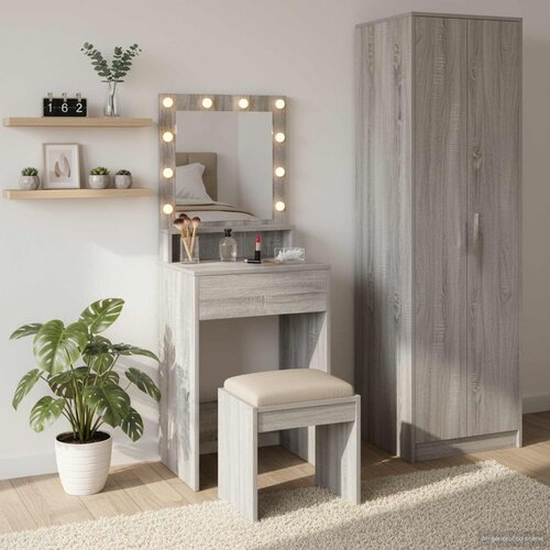  Toaletni stol Siva Sonoma 50 x 41 x 135 cm Konstruirano drvo Cijene