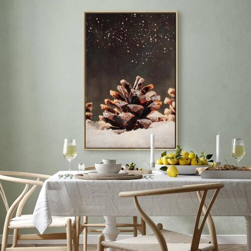  Slika - Winter Pine Cone (1 Part) Vertical 60x90 Cijene