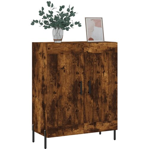 Komoda boja dimljenog hrasta 69,5x34x90 cm konstruirano drvo Slike