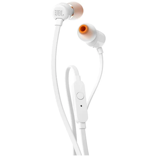 Jbl Slušalice sa mikrofonom, 3.5 mm jack, bijela – T110 White