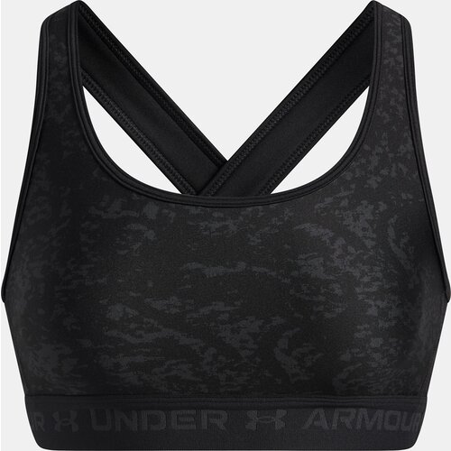 Under Armour Women&amp;#039;s bra Crossback Mid Print-BLK - Women&amp;#039;s Slike