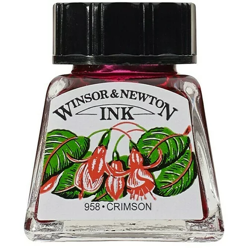 WINSOR & NEWTON Tinta za crtanje (Karmesin, 14 ml, Boca)