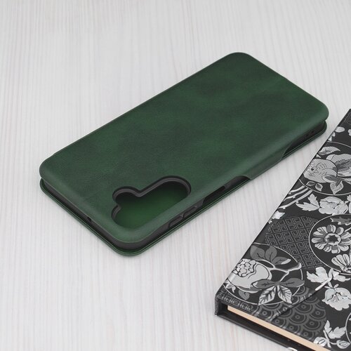 Techsuit Safe Wallet Plus preklopna futrola za Samsung Galaxy A25 5G &amp;ndash; tamno zelena Slike