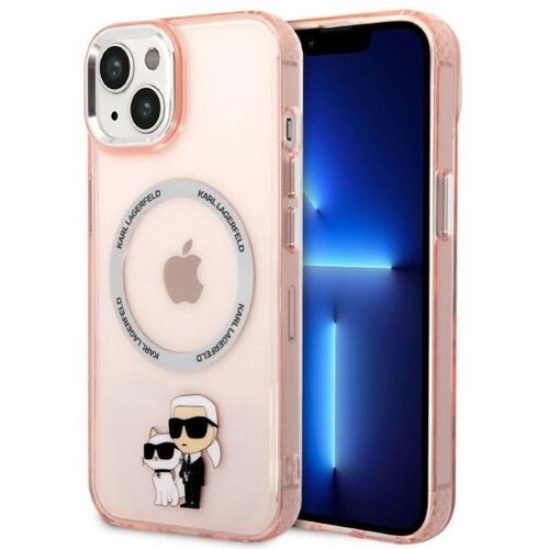 Karl Lagerfeld ICONIC OVITEK KARL&CHOUPETTE ZA MAGSAFE ZA IPHONE 14 PLUS ROZA, (21899252) Cene