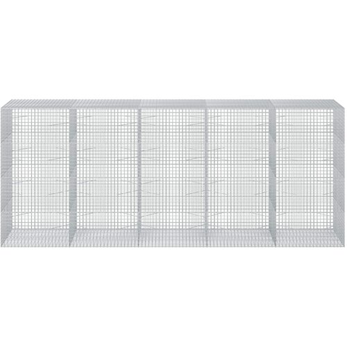  Gabion s 5 mm žicom i mrežom 5x5 cm 500x100x200 cm Slike