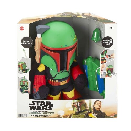 Star Wars Boba Fett plišana interaktivna figura sa dodacima ( 1042115 ) Cene