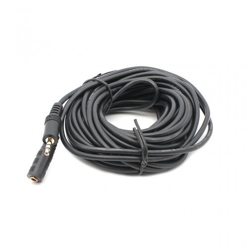  Kabl 3.5mm, Muški ulaz na ženski ulaz, 10m, Crni Cene
