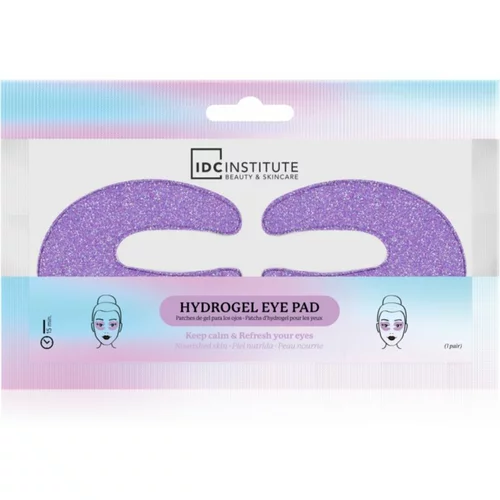 IDC INSTITUTE C Shaped Glitter Eye Purple maska za predel okoli oči 1 kos