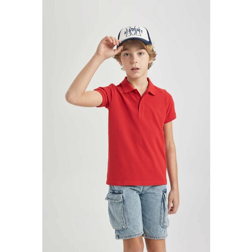 Defacto Boy Regular Fit Polo Neck Pique Polo T-Shirt Slike