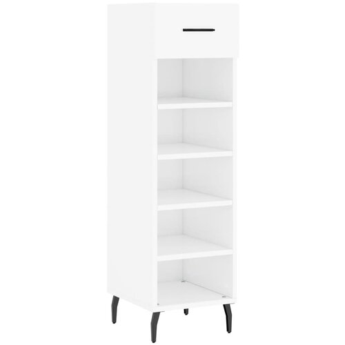 Maison Chic Omarice za obutev - Kopa za čevlje visok sijaj bela 30x35x105 cm inženirski les, (21776599) Slike