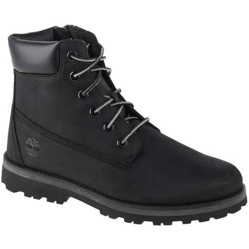 Timberland Pohodni čevlji Courma Kid Traditional6In TB0A28W90011 Black Full Grain