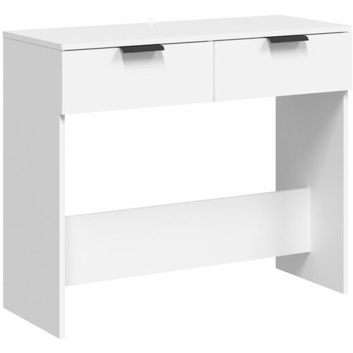 Maison Chic konzolna miza - miza ob steni bela 90x36x75 cm konstruiran les, (21786242) Cene
